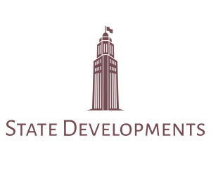 Brown Empire State Flag logo design