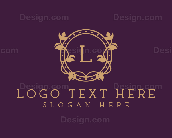 Ornamental Wreath Hotel Logo