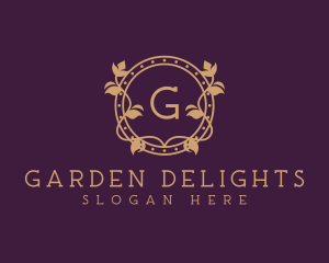 Ornamental Wreath Hotel logo design