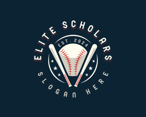 Baseball Sports League logo design