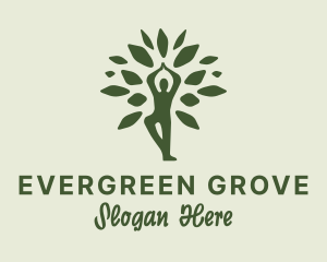 Tree Yoga Wellness logo design