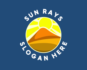 Scorching Desert Sun logo design