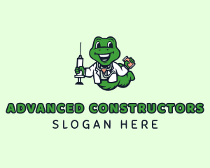 Snake Vaccine Doctor logo design