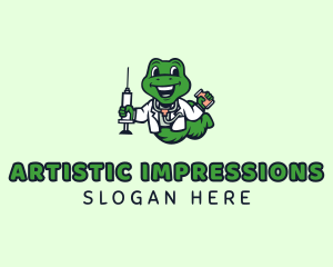 Snake Vaccine Doctor logo design