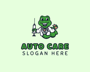 Snake Vaccine Doctor logo design