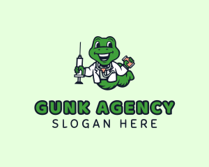 Snake Vaccine Doctor logo design