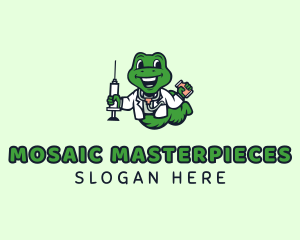 Snake Vaccine Doctor logo design