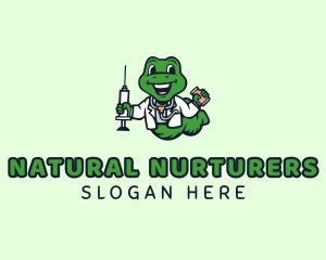 Snake Vaccine Doctor logo design