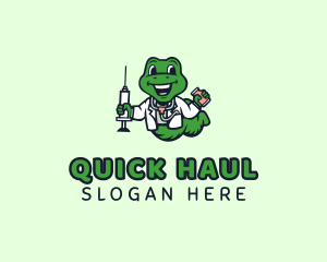 Snake Vaccine Doctor logo design