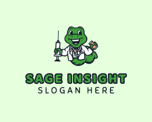 Snake Vaccine Doctor logo design