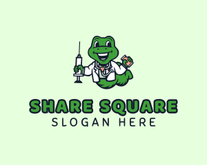 Snake Vaccine Doctor logo design