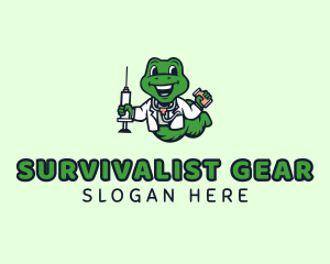 Snake Vaccine Doctor logo design