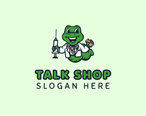 Snake Vaccine Doctor logo design