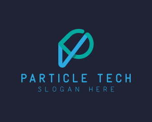 Modern Tech Letter P  logo design