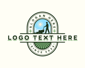 Landscaping Lawn Gardener logo