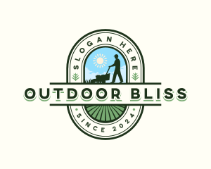 Landscaping Lawn Gardener logo design