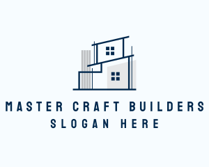 Architect Contractor Builder logo design