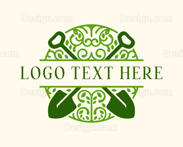 Lawn Gardening Tool Logo