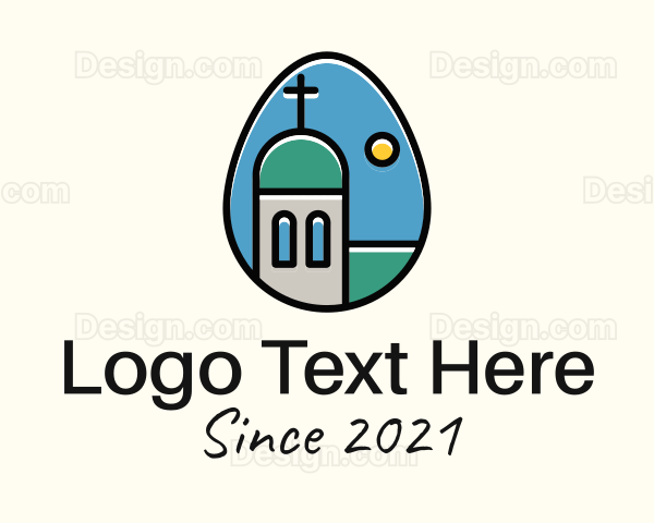 Catholic Church Egg Logo