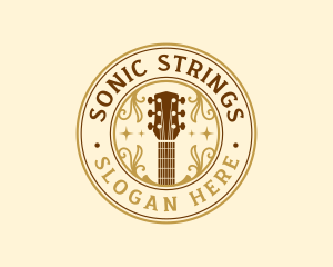 Guitar Musical String logo