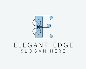 Styling Boutique Letter E logo design