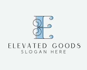 Styling Boutique Letter E logo design