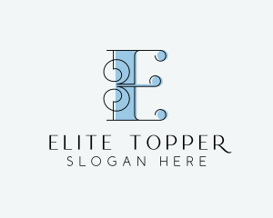 Styling Boutique Letter E logo design