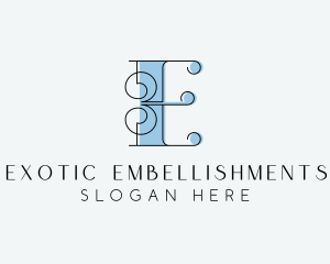 Styling Boutique Letter E logo design