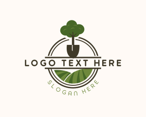 Tree Shovel Gardening Ladnscape logo