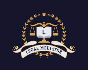 Legal Justice Scale logo design