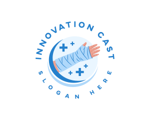 Medical Arm Cast logo design