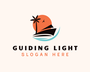 Boat Cruise Getaway logo design