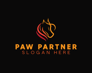 Fiery Horse Farm logo design