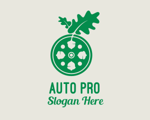 Green Acorn Plant  Logo