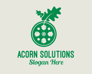 Green Acorn Plant  logo