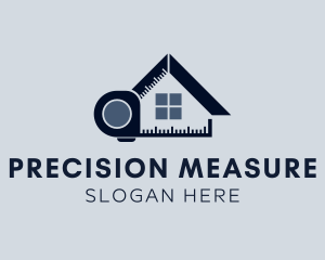 Measuring Tool Home Renovation logo design