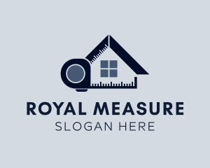 Measuring Tool Home Renovation logo design