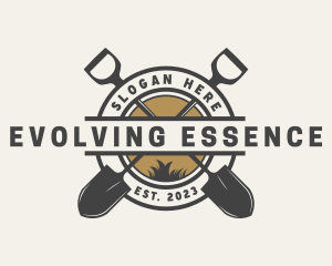 Shovel Garden Landscaping logo design