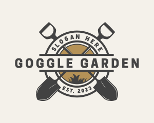 Shovel Garden Landscaping logo design