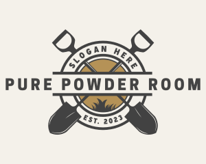 Shovel Garden Landscaping logo design