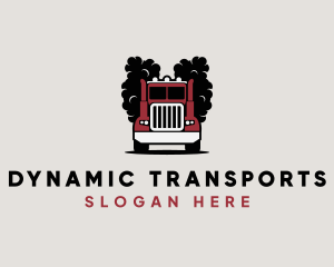 Smoke Cargo Trucking logo design