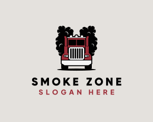 Smoke Cargo Trucking logo design