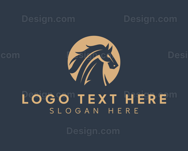 Premium Horse Trainer Logo