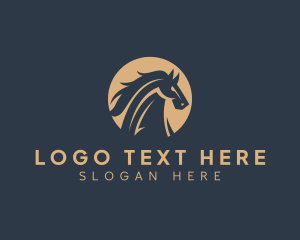 Premium Horse Trainer Logo