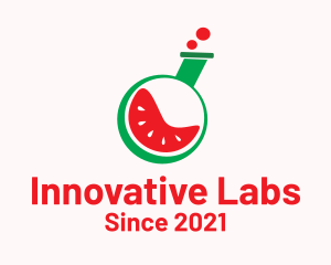 Watermelon Laboratory Flask logo