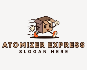 Express Courier Box logo design