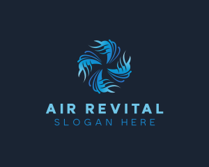 Fan Cooling Ventilation logo design