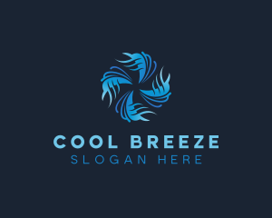 Fan Cooling Ventilation logo design