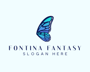 Butterfly Wing Brand logo design