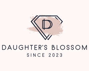 Diamond Boutique Letter D logo design